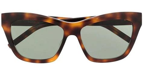 ysl sunglasses brown